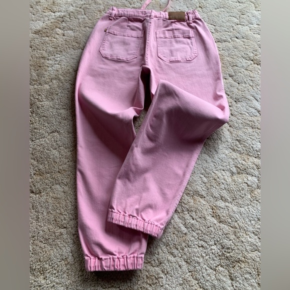 EUC JUDY BLUE LOS ANGELES PINK GARMENT DYED HI-RISE JOGGER JEANS IN SIZE 9/29 - Picture 5 of 15